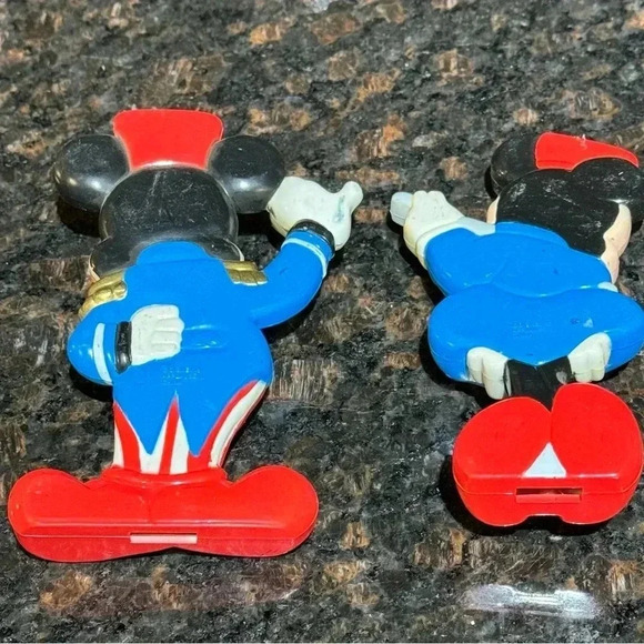 Vintage Mickey Mouse Whistle Kazoos Whistles Patriotic Musical Stand Up - Picture 3 of 6
